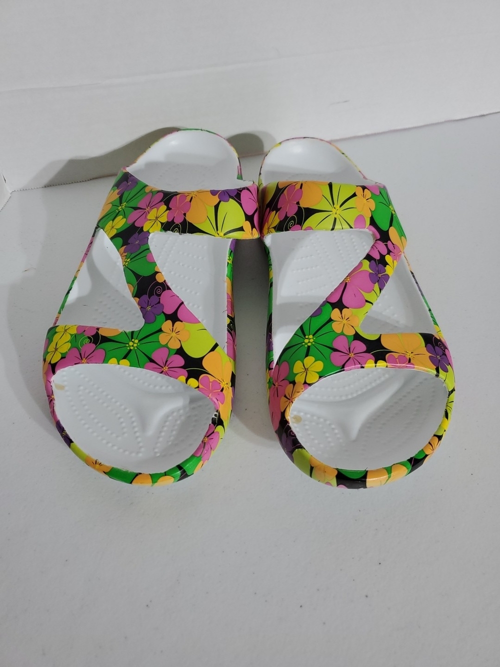 Dawgs Sz 11 Flower Child Z Strap Sandals - Boho Hippie Beach